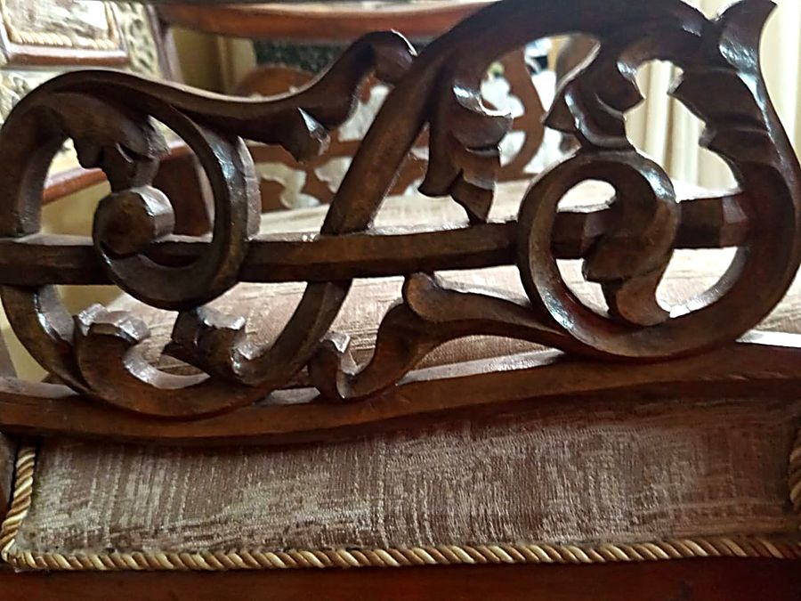 Pierced scrollwork