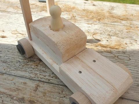 Wooden truck