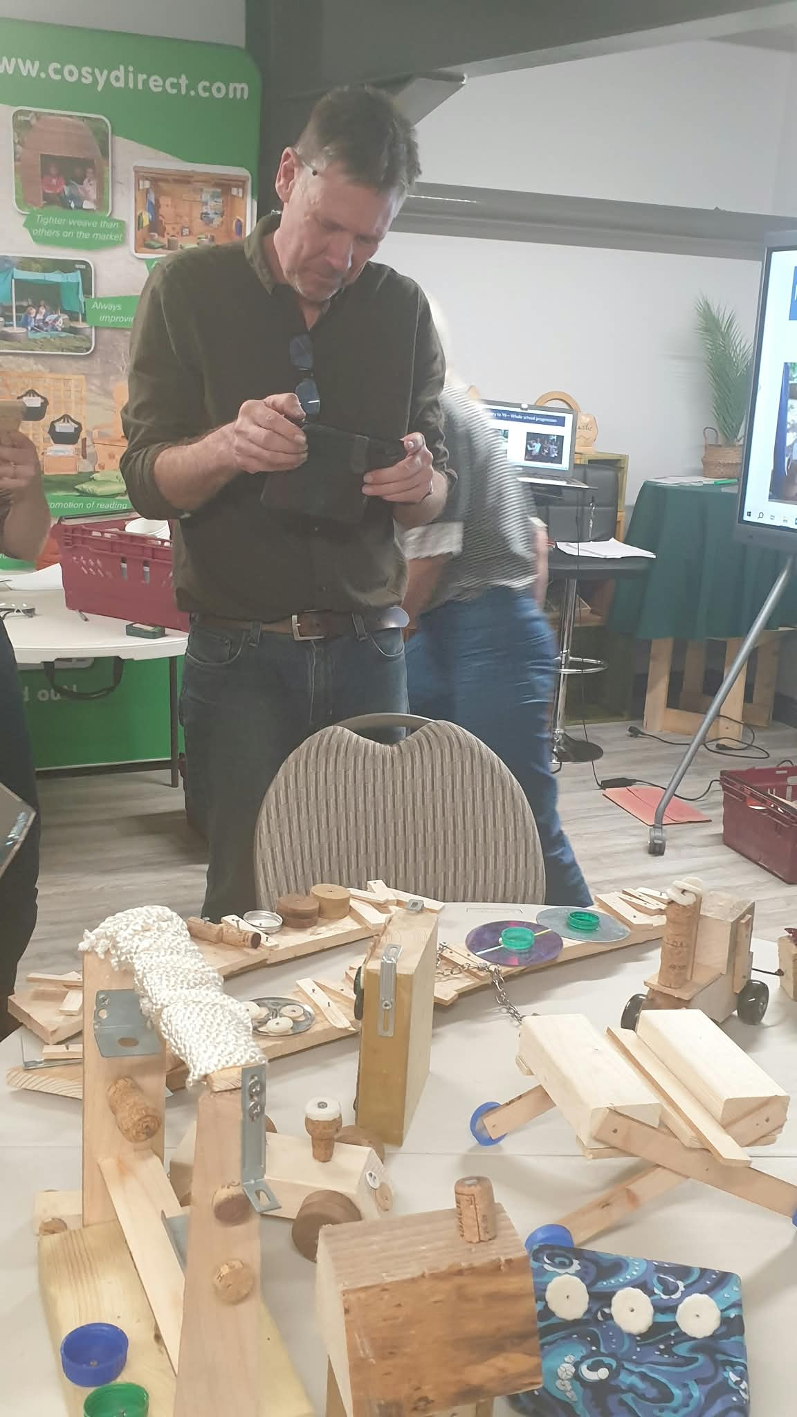 Woodwork training with Pete Moorhouse