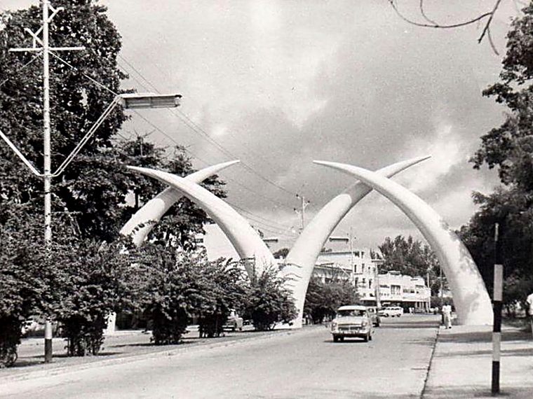 The Mombasa Elephant Tusks